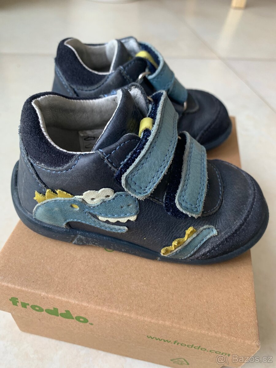 celokožené boty Froddo - 3