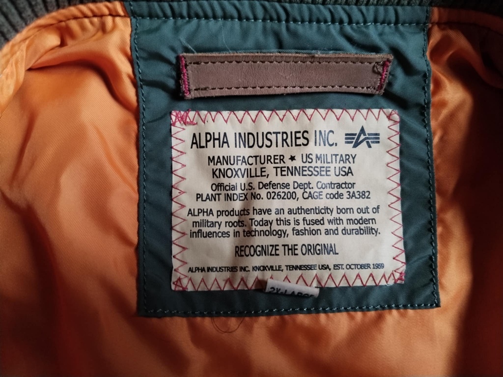 Alpha Inustries Bomber MA 1 Light orig - 3