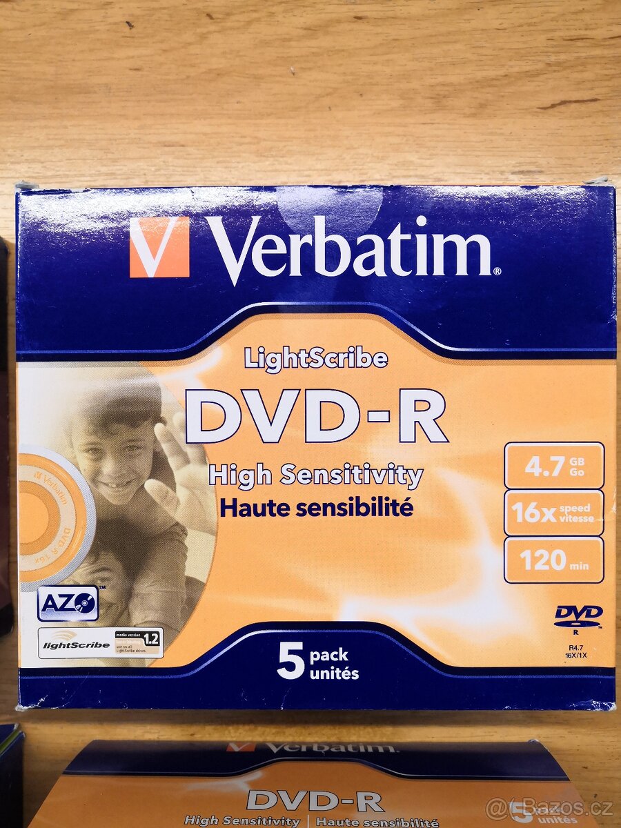 Nová prázdná CD-RW a DVD-R a DVD+R - 3