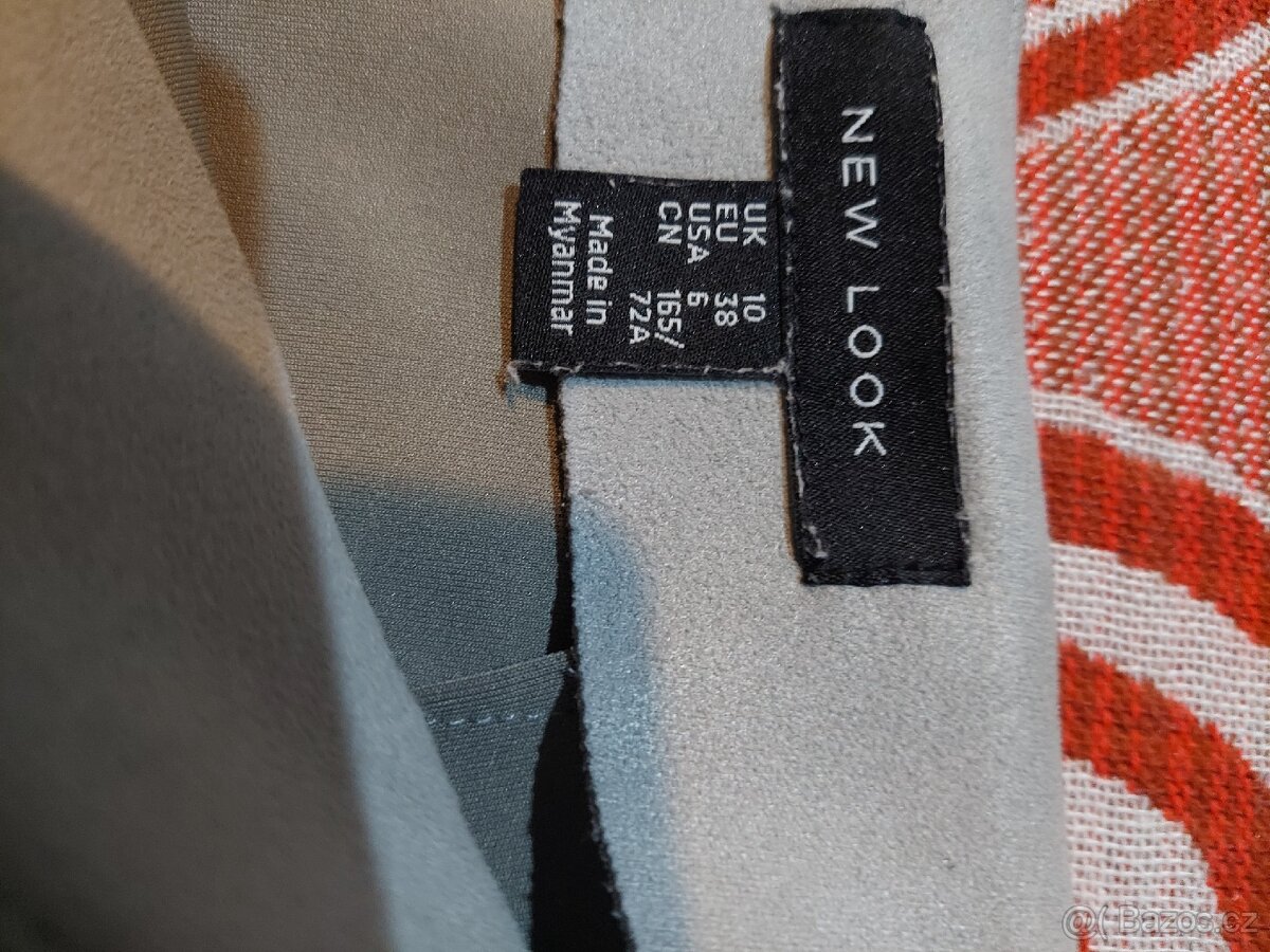 Jarní basic šedá sukně. - 3