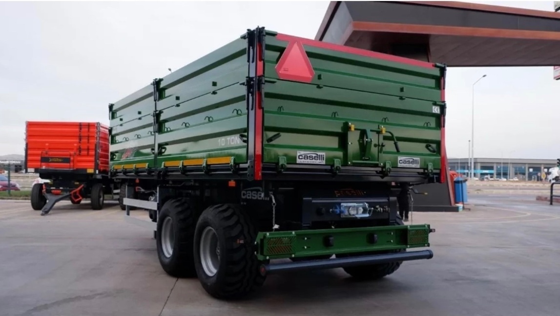 Traktorový vlek caselli 10t tandem - 3