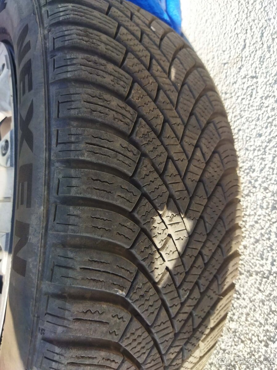 Plechové disky 5x112, zimné pneu 205/55 r16 - 3
