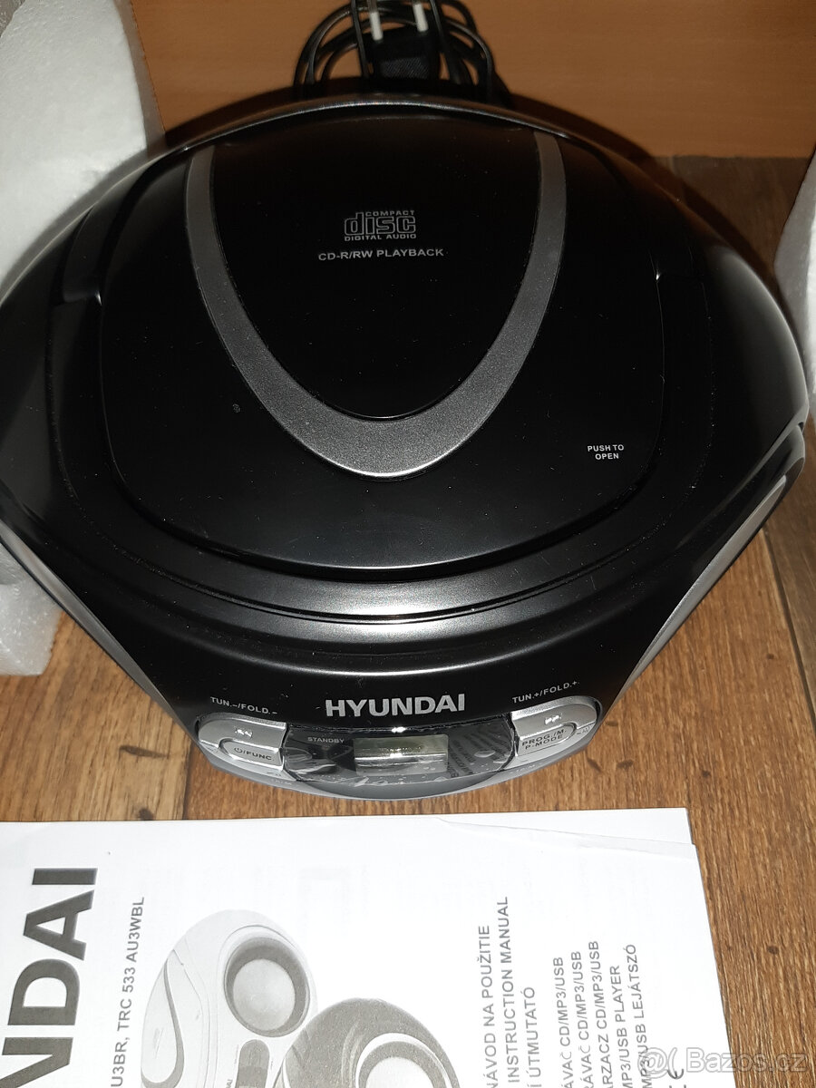 Prodám nepoužitý cd přehrávač s rádiem Hyundai - 3
