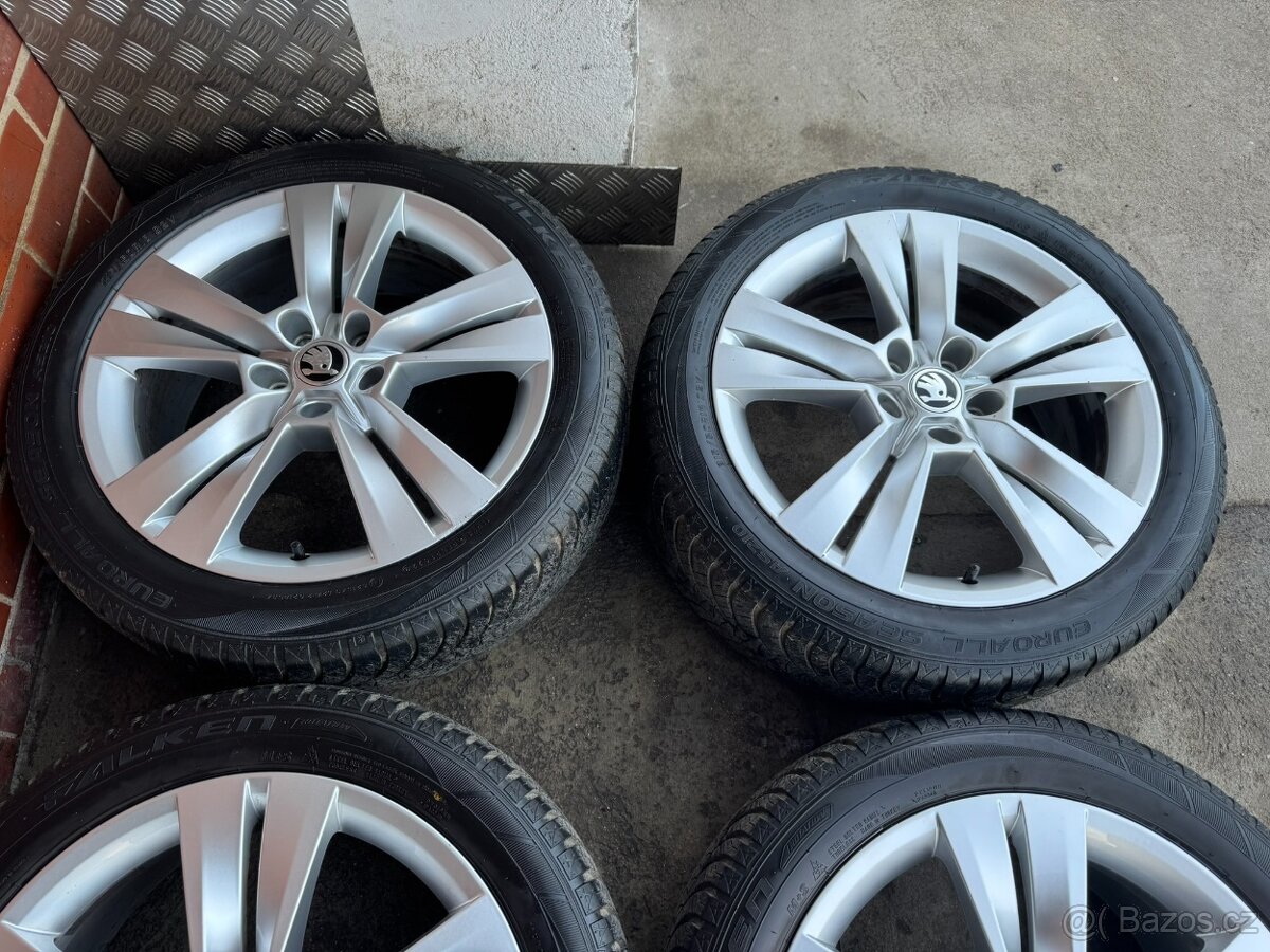 Alu 18" 5x112,škoda Mytikas , celorok 80%, KaroQ - 3