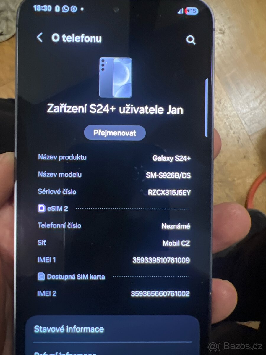 Samsung Galaxy S24 plus 256GB - 3