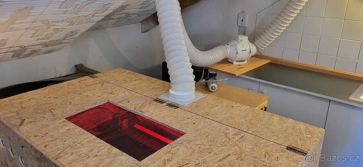 Laser Neje 3 Max s kompletním vybavením a boxem - 3