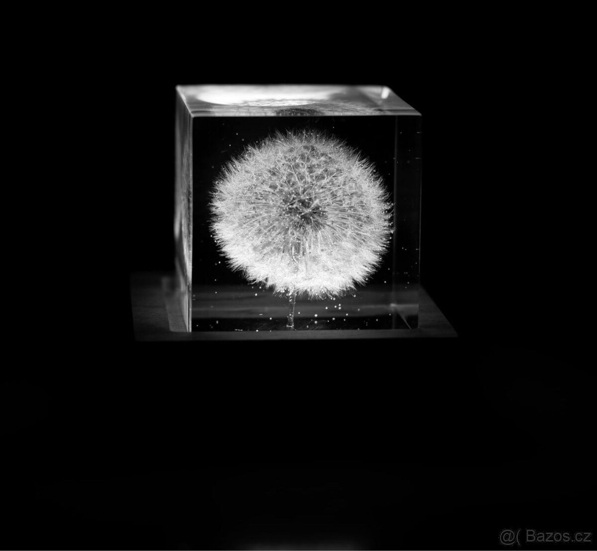 Lampička s pampeliškou v pryskyřici - 3