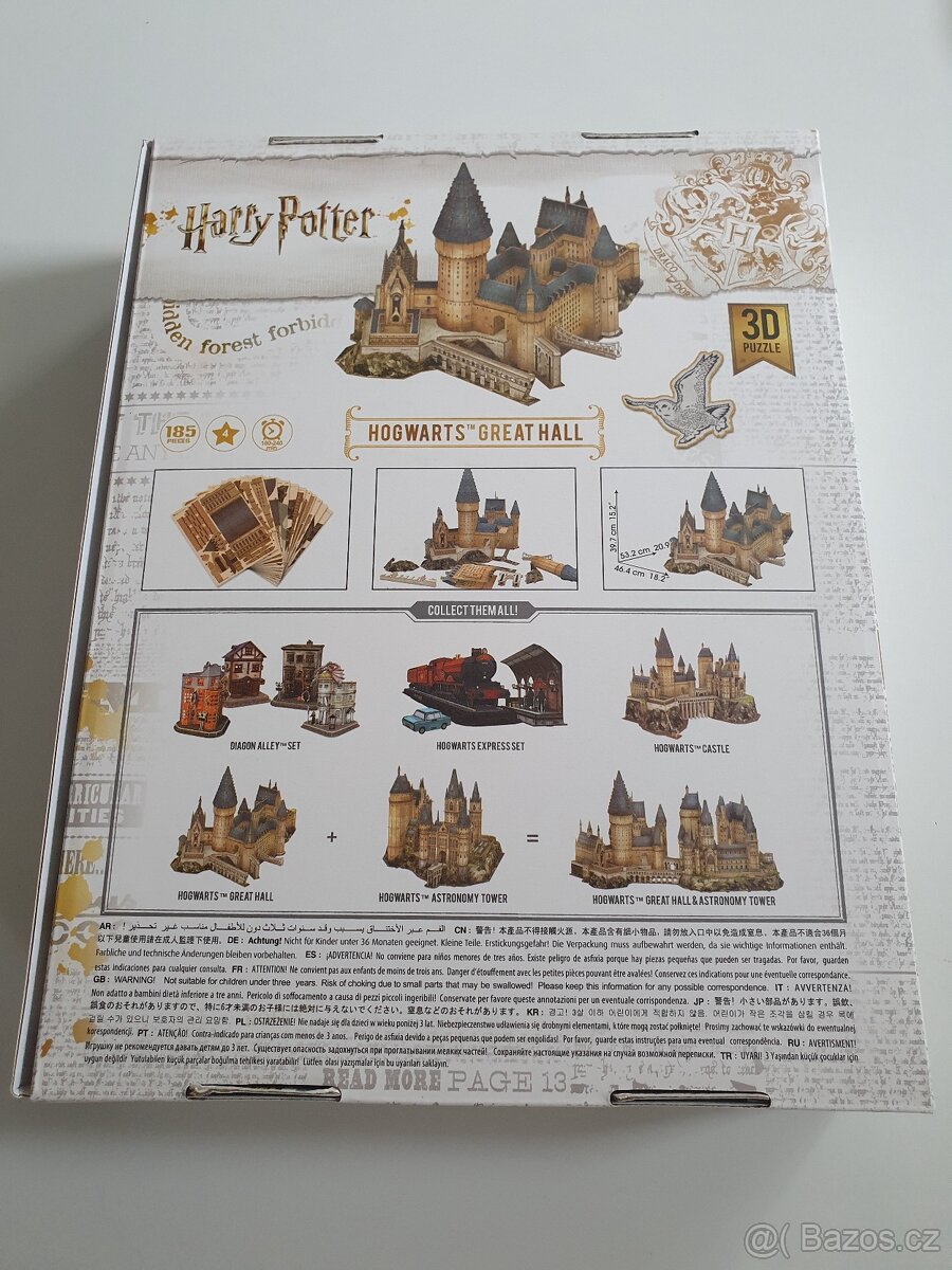 3D Puzzle - Harry Potter Hogwarts Bradavický velký sál - 3