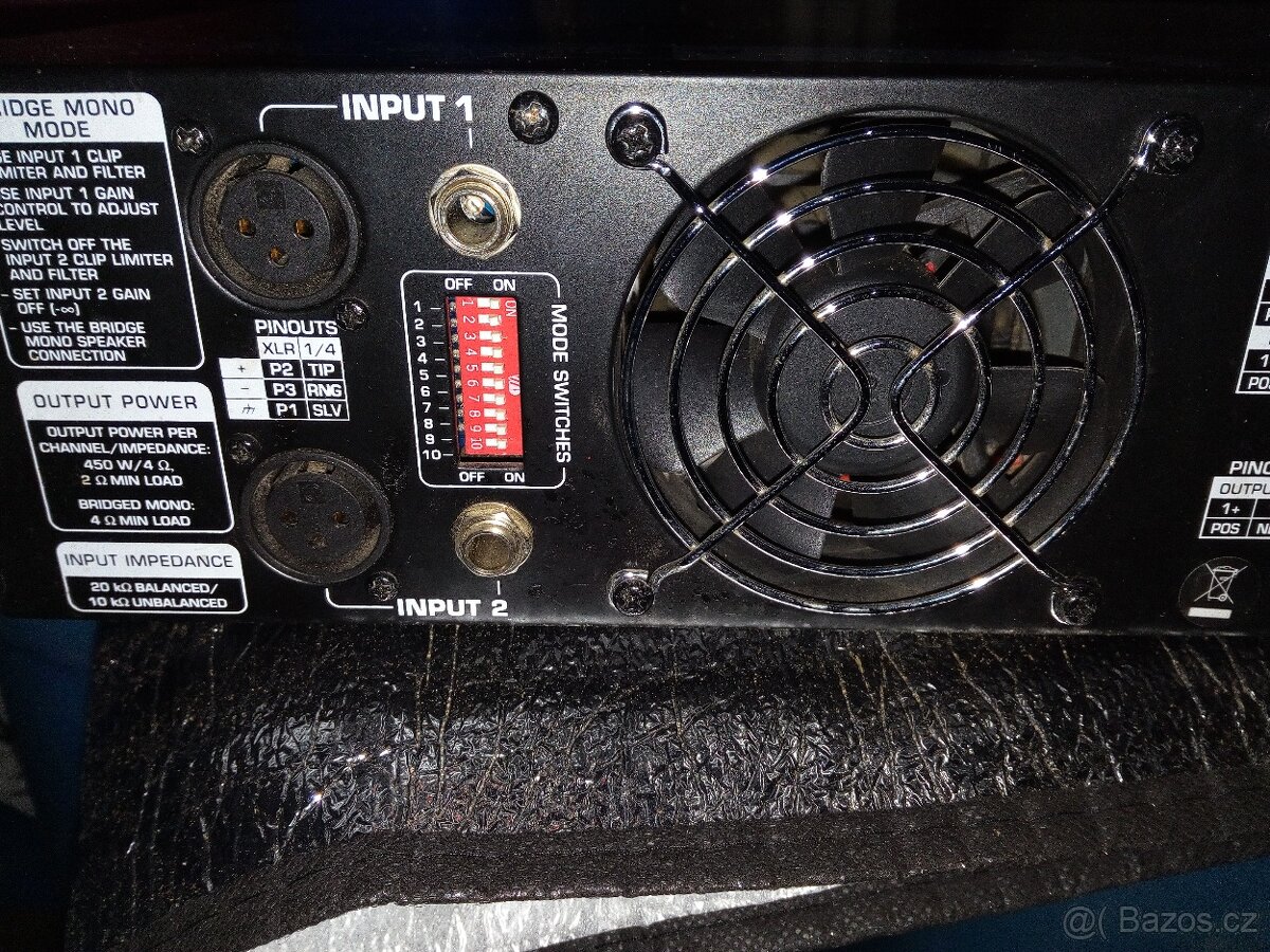 Zesilovač Behringer EP 1500 EUROPOWER - 3