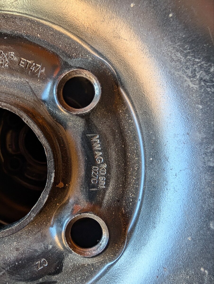 Plechové disky VW Golf, Golf plus, Caddy,... - 3