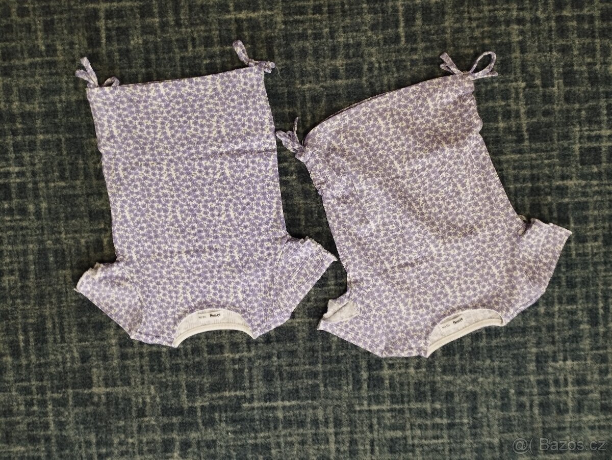 2x stejné letní šaty + trička - dvojčata - 3