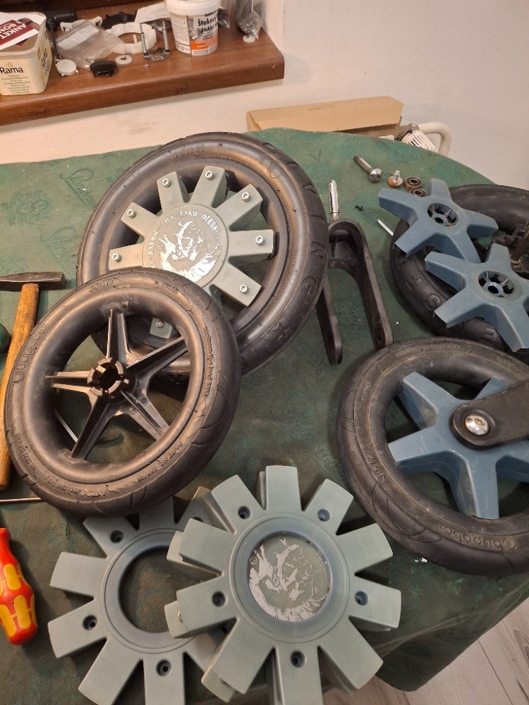 Bugaboo Donkey/Buffalo - sada pěnových kol. - 3