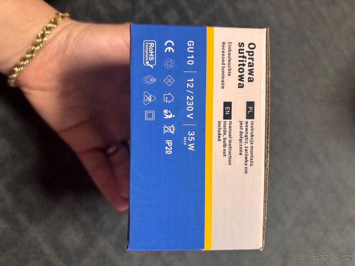 Halogenové skleněné bodové světlo - 3