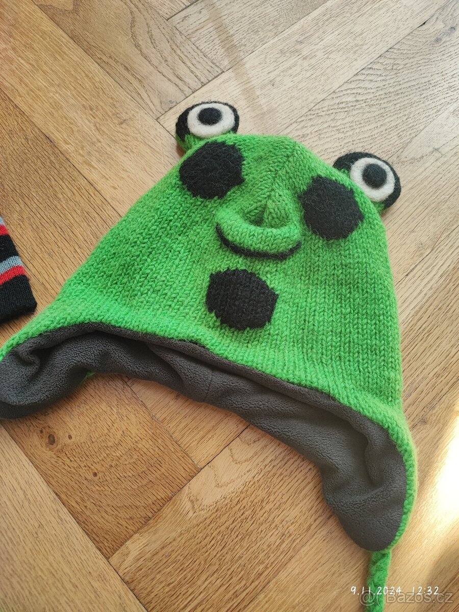 Zimní čepice cca od tří let - 3