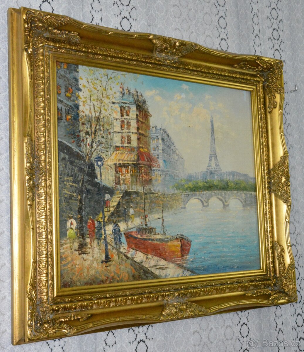 Obraz - Imprese - Paris - olej na plátně - 3