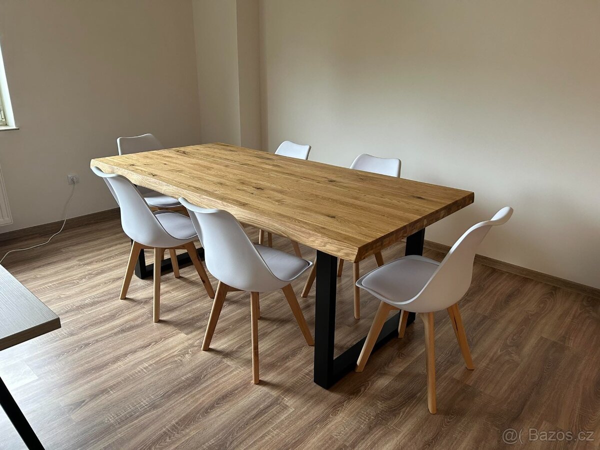 Dubový masivní stůl 240x100 cm kuchyňský stůl - 3