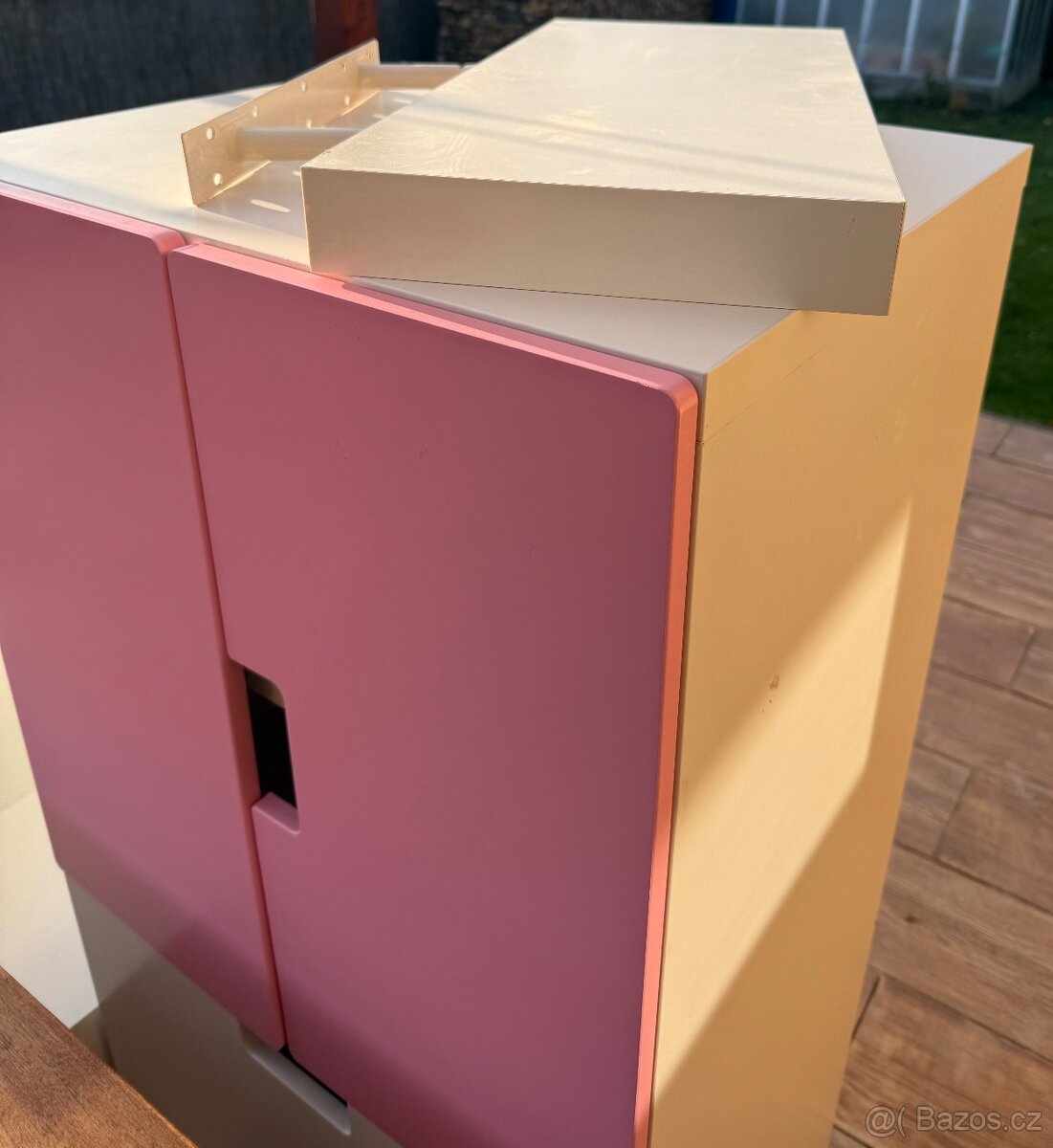 Dětská skříň IKEA Stuva + skříň na plastové pořadače - 3
