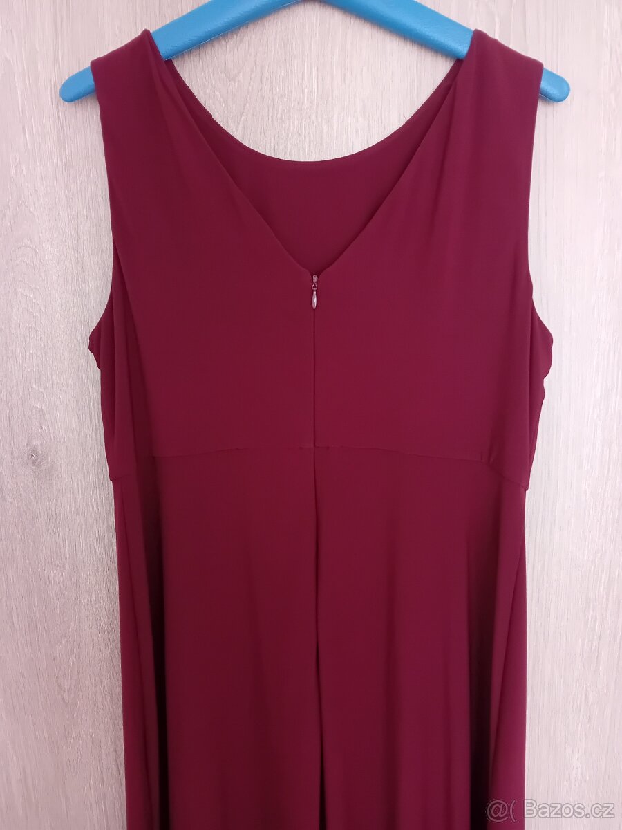 Tmavě vínové společenské šaty C&A Yessica dress - 3