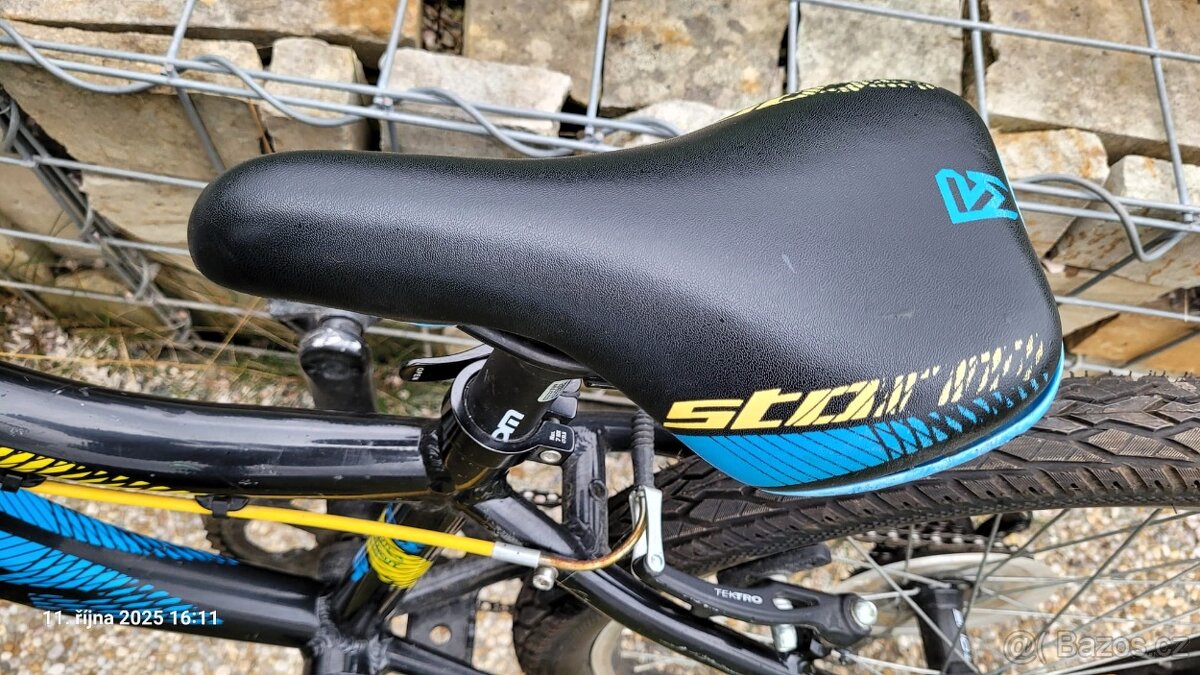 Dětské kolo Rock Machine Storm 20" – černá/žlutá - 3