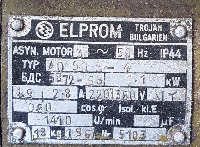 Bruska dvoukotoučová A 0903-4 (11161.) - 3