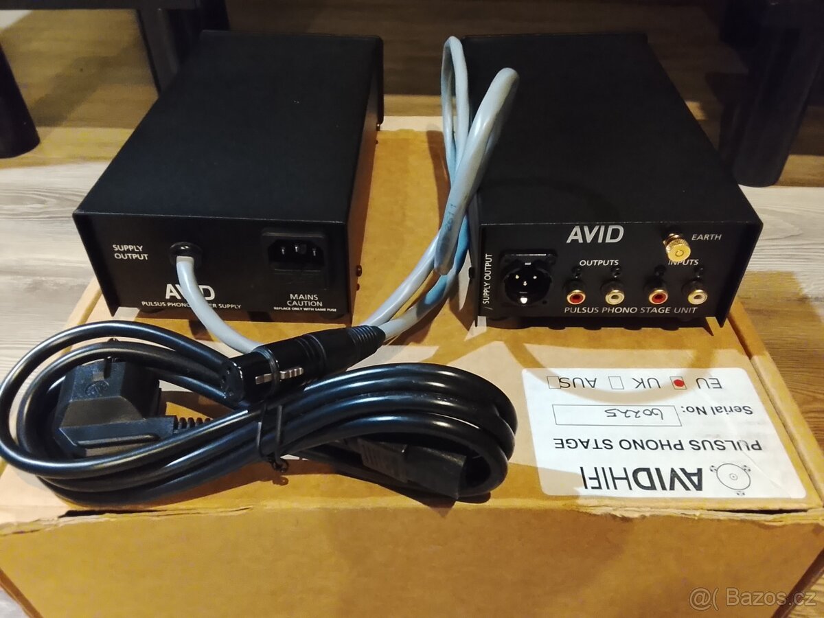 gramofonový předzesilovač AVID Pulsus Phono - 3
