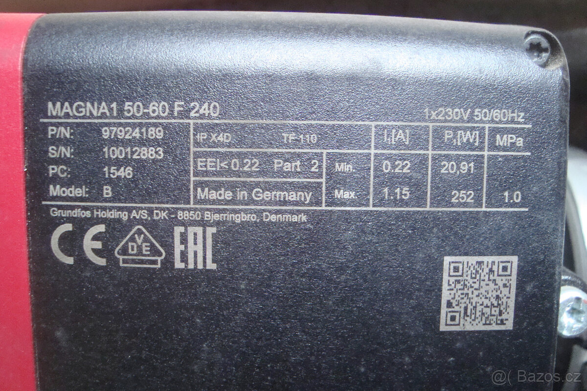 čerpadlo Grundfos Magna1 50-60F 240 - 3