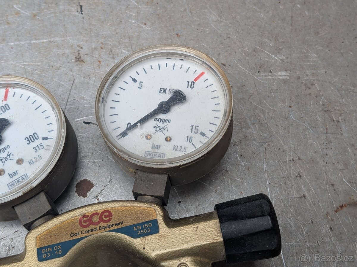 Redukční ventil kyslík GCE 03-10 - 3