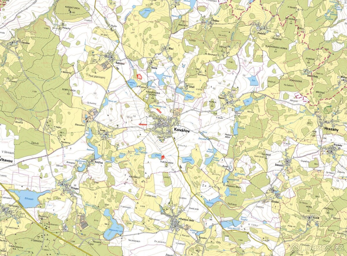 Zemědělská půda, prodej, Kovářov, Písek - 3