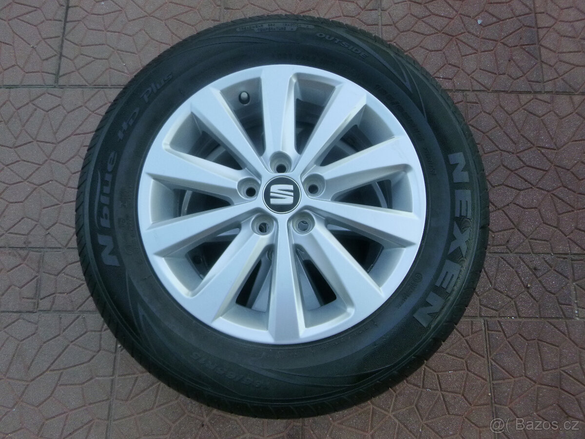 Letní sada alu kola originál Seat Ibiza 5x100 5,5Jx15 ET40 - 3