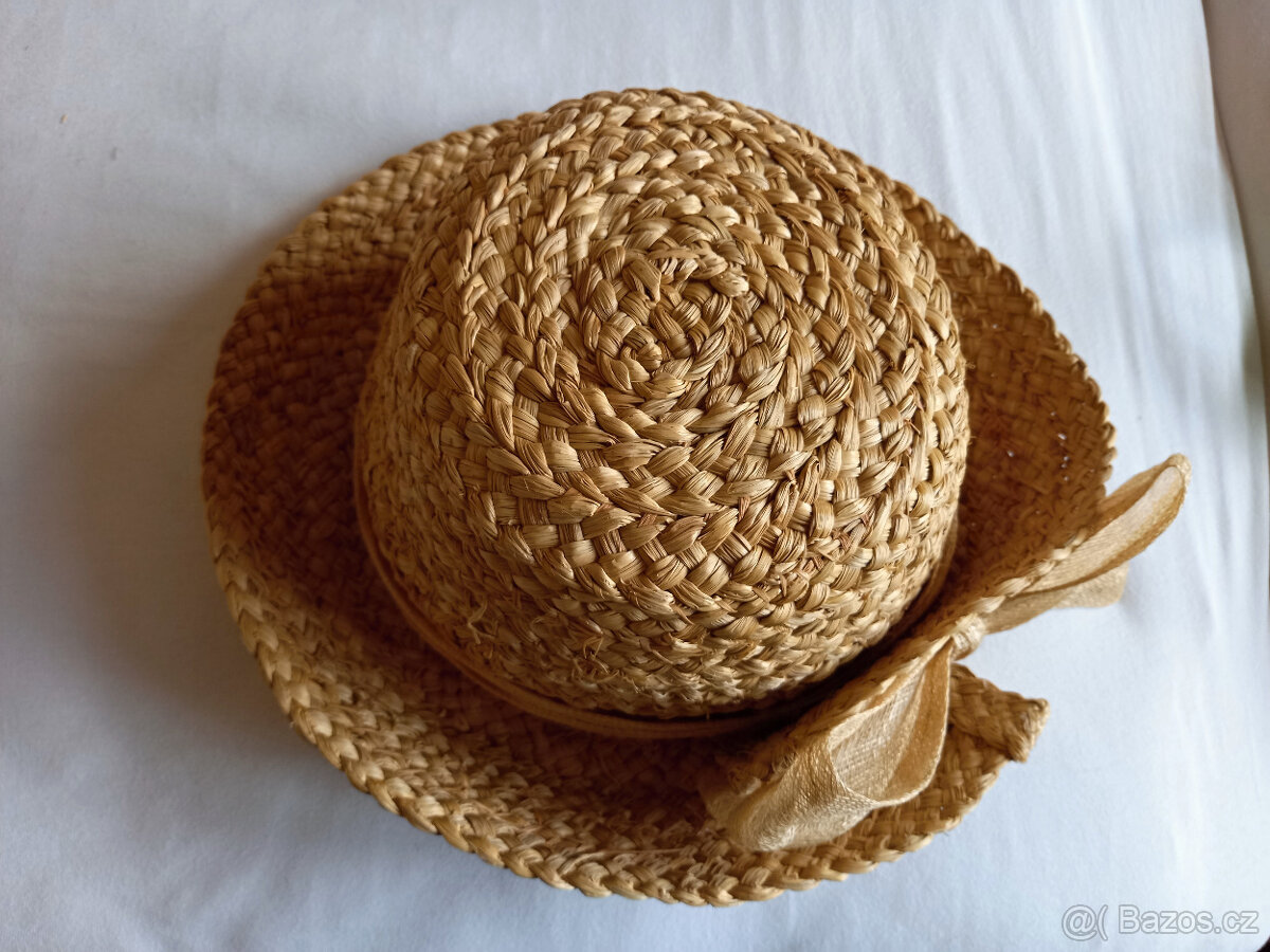 RETRO SLAMĚNÝ DÁMSKÝ KLOBOUK - 3