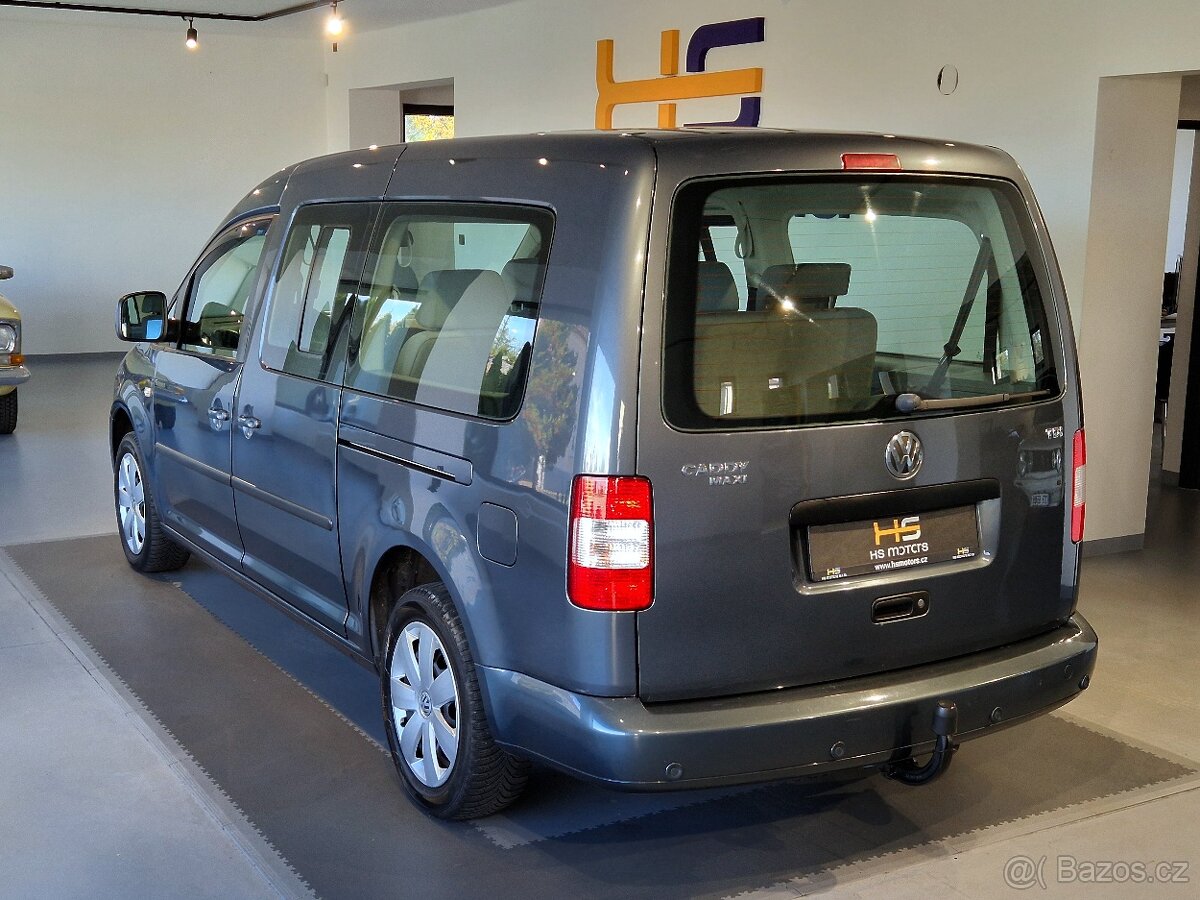 VW Caddy Maxi 1.9TDi 77KW 7 Míst Digi klima Tažné - 3