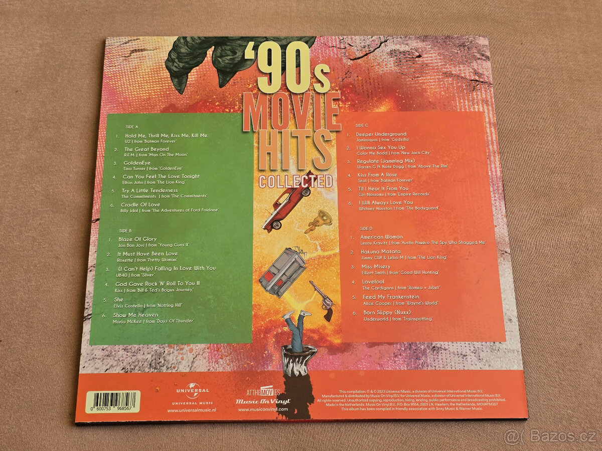 90s MOVIE HITS COLLECTED (2 LP, 2023) - 3