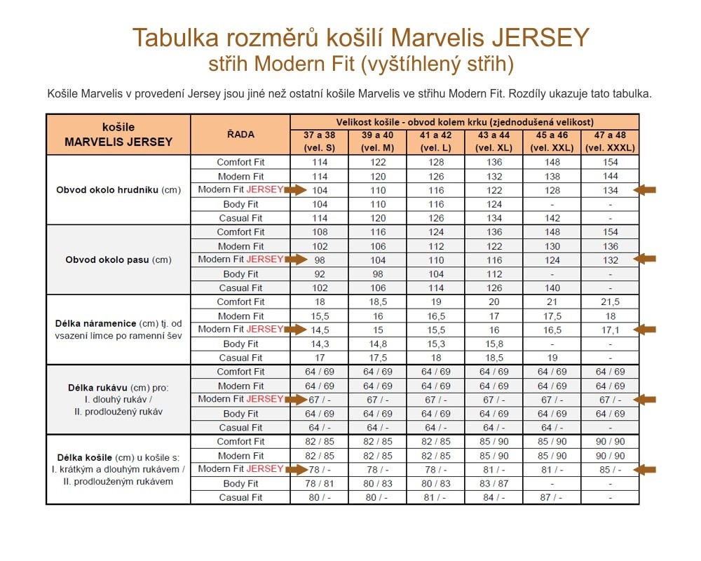 Marvelis Modern Fit Jersey – elastická košile vel. 43 - 3