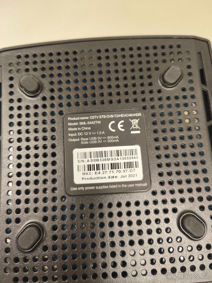 O2 TV set-to-box SML-5442TW OnePlay - 3