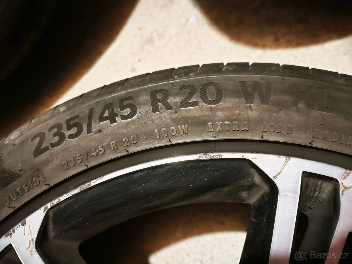 235/45 R20 - letné pneu Continental (4 ks) - DOT 25 - 3