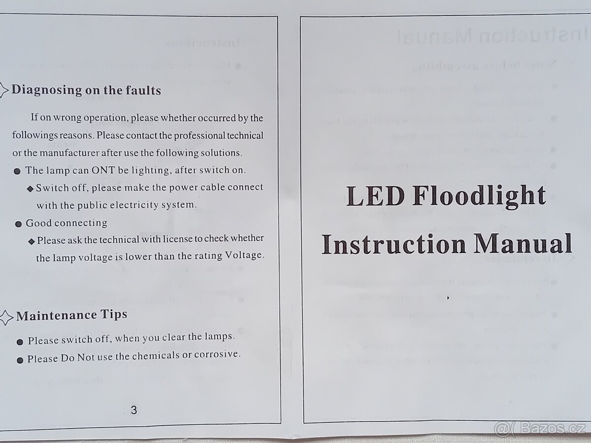 Reflektor LED LIGHT 30W IP65 CE ROHS. - 3