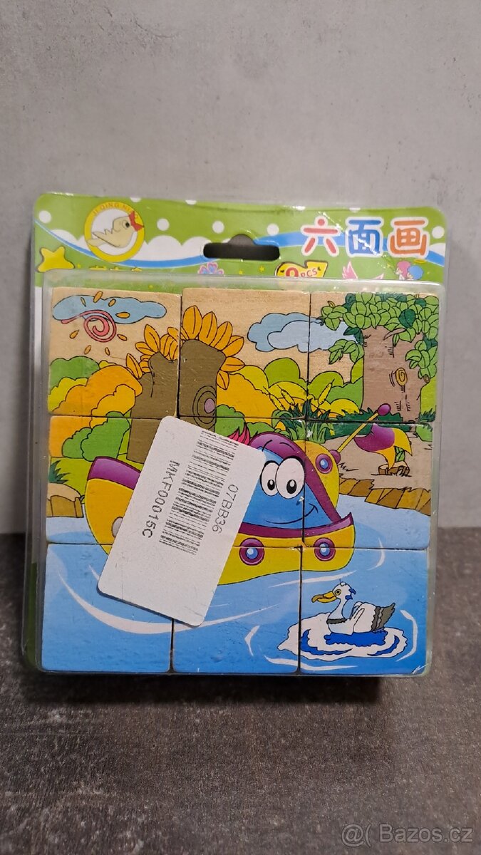 Dřevěné kostky s obrázky - 3