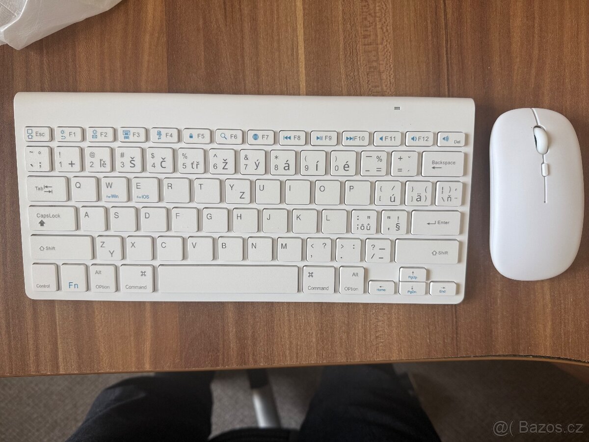 Klávesnice s myší WG Bluetooth (10224) bílá - 3