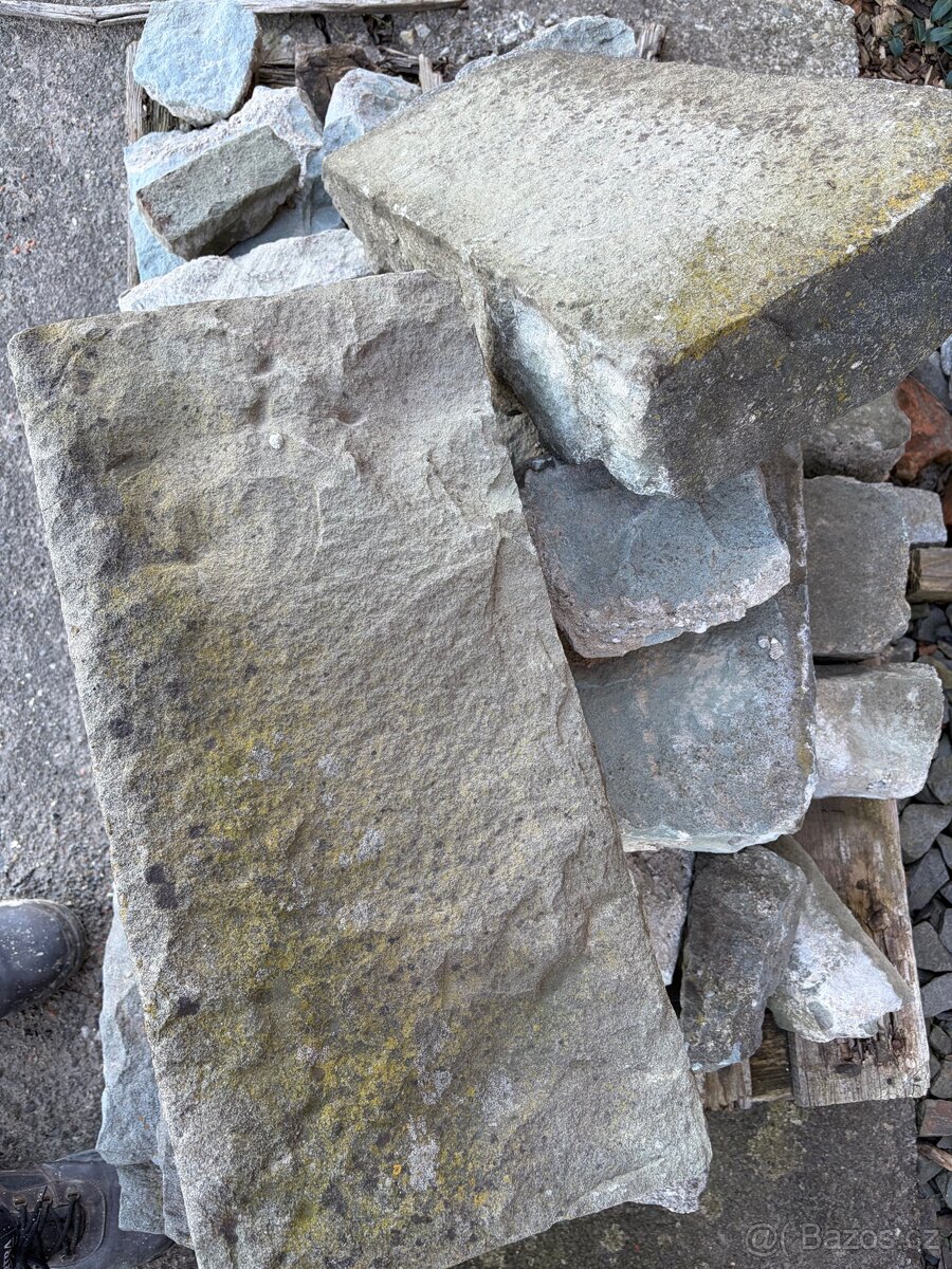 Zelený pískovec štípaný - 3