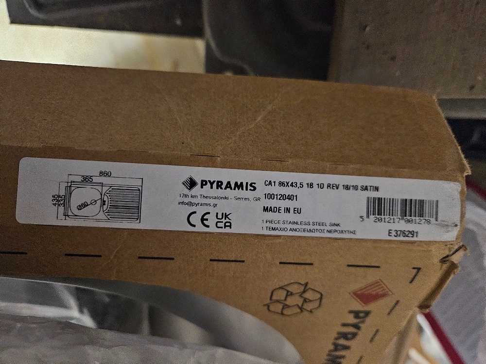 Nerezový kuchyňský dřez Pyramis Satin - 3