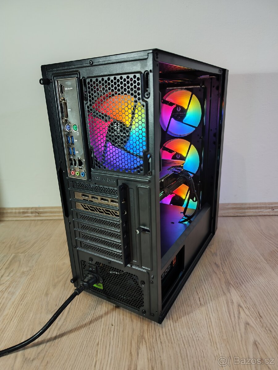 Herní PC: RX 5700xt, Ryzen 5 5500, 1Tb M.2 ssd, ZÁRUKA - 3