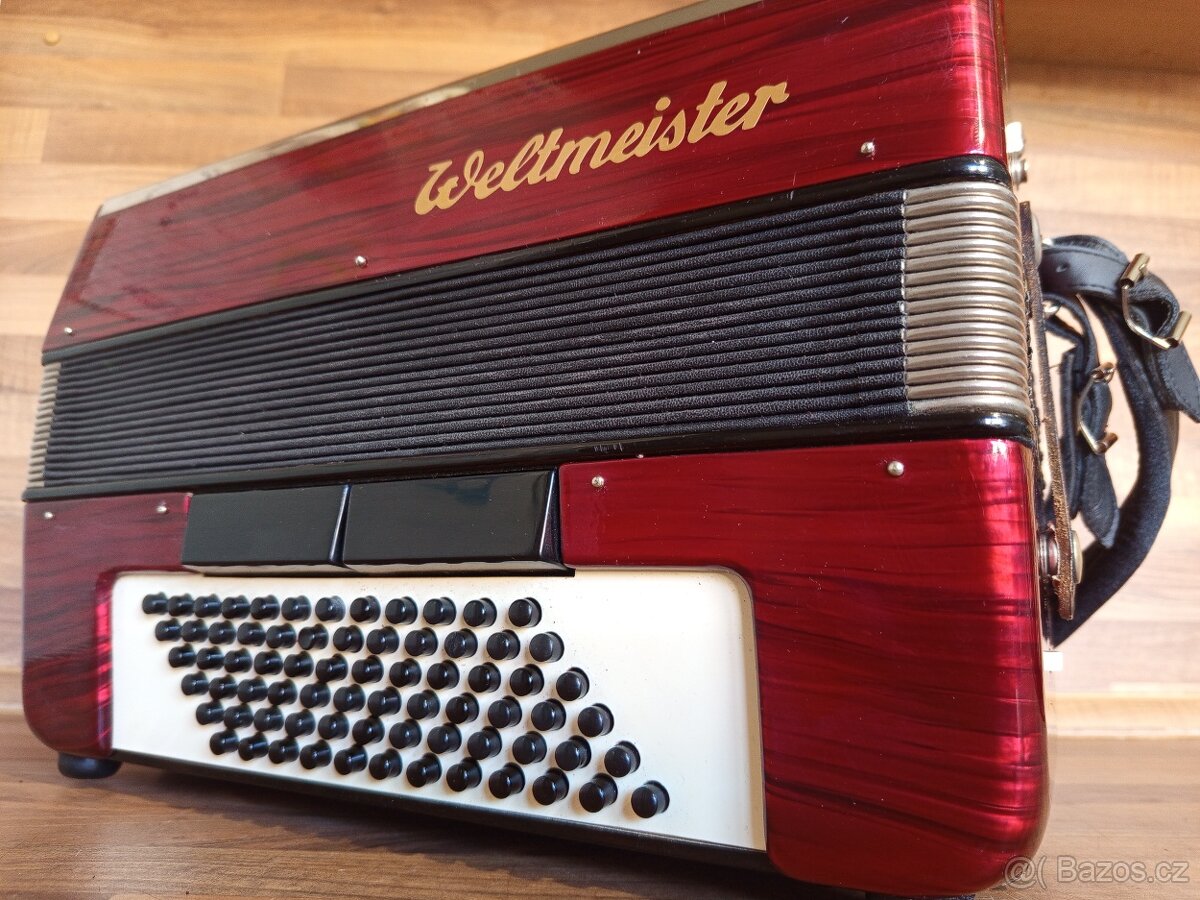 Akordeon (harmonika, heligonka) Weltmeister - 3
