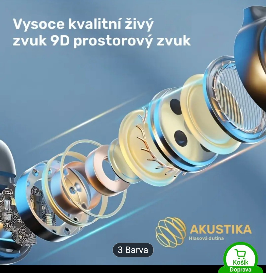 Bezdrátova sluchátka, nová. - 3