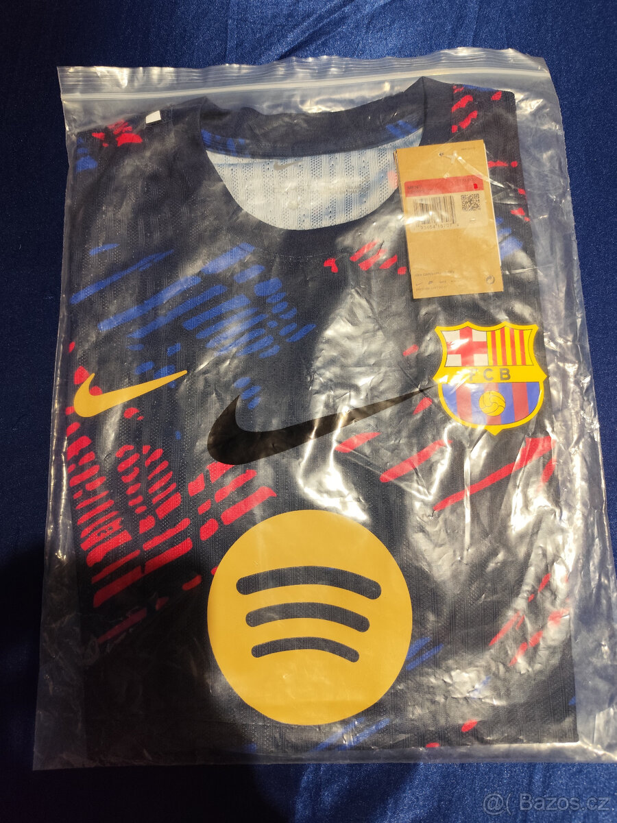 Dres Fc Barcelona Hráčsky Čierno-Modro-Červený Unikátny - 3