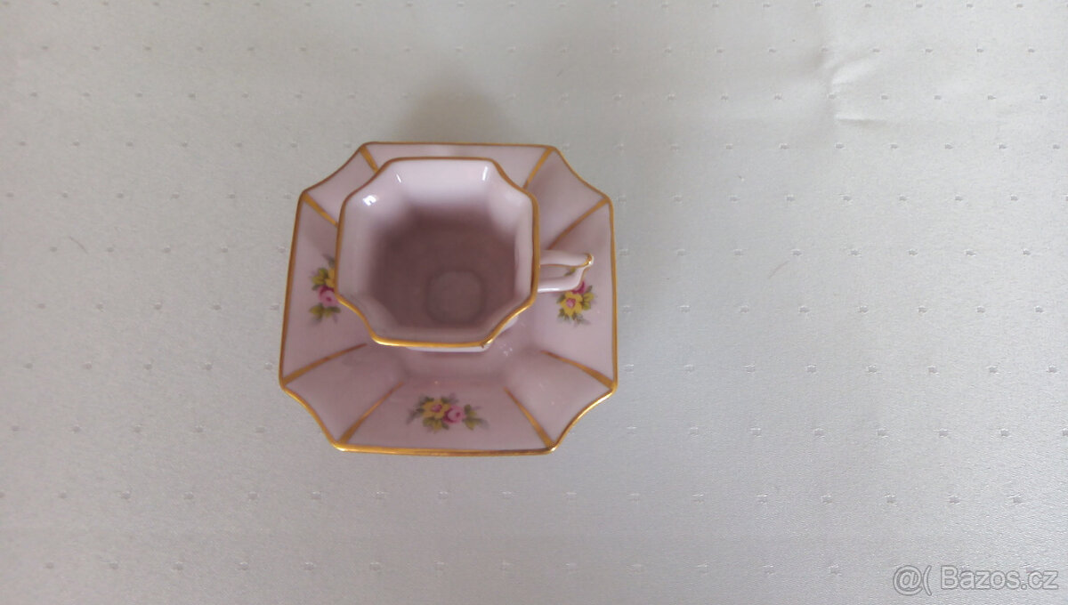 Růžový porcelán - Mocca šálek - 50 ml - 3