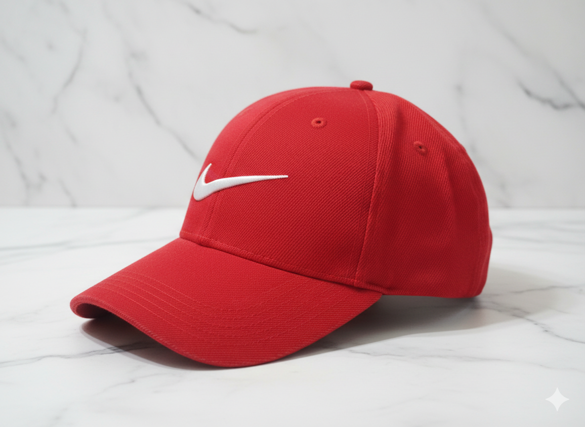 Červená nike kšiltovka - 3