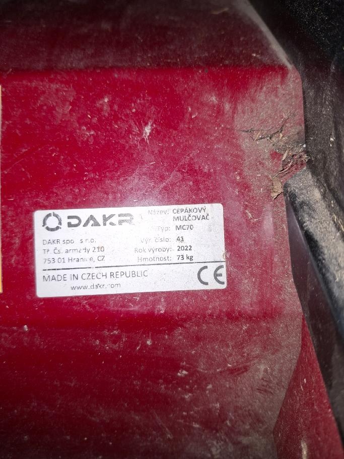 Cepákový mulčovač DAKR MC 70 - 3