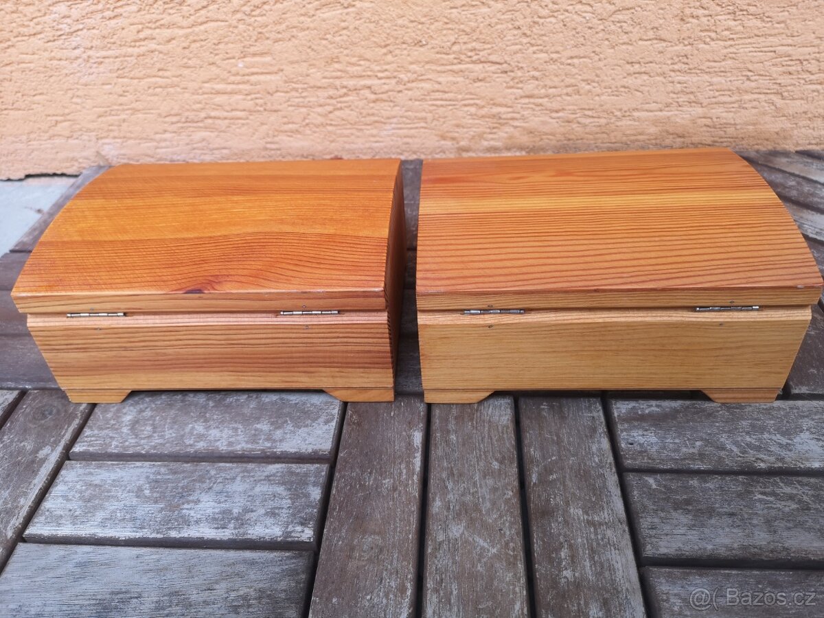 Dřevěné krabičky s víkem - 3
