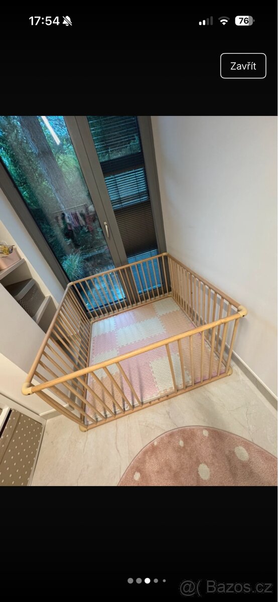 Dřevěná ohrádka 120x120 - 3