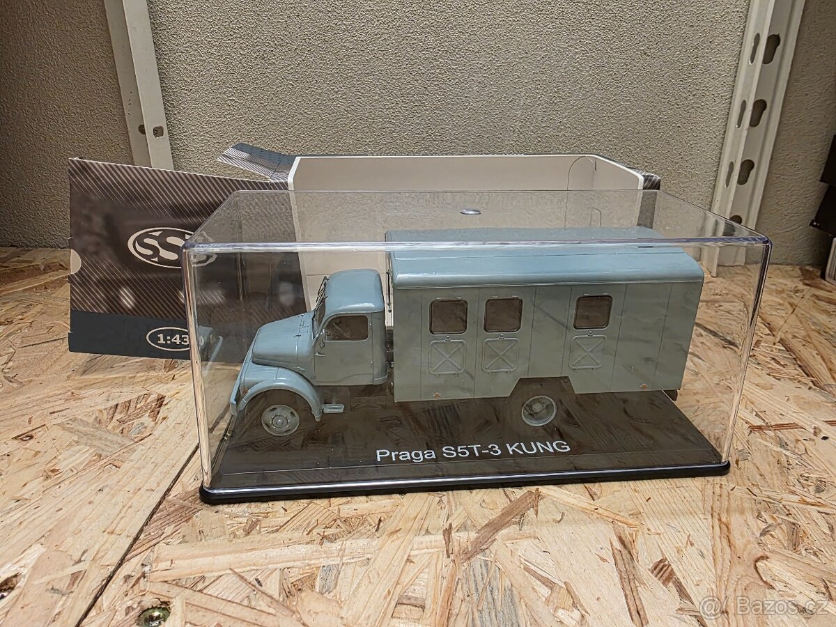 Praga S5T Skříň - Šedá 1:43 SSM - 3